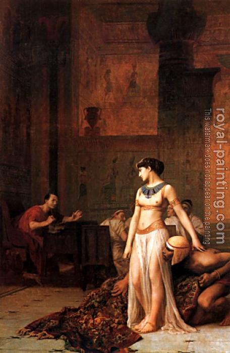 Jean-Leon Gerome : Cleopatra before Caesar